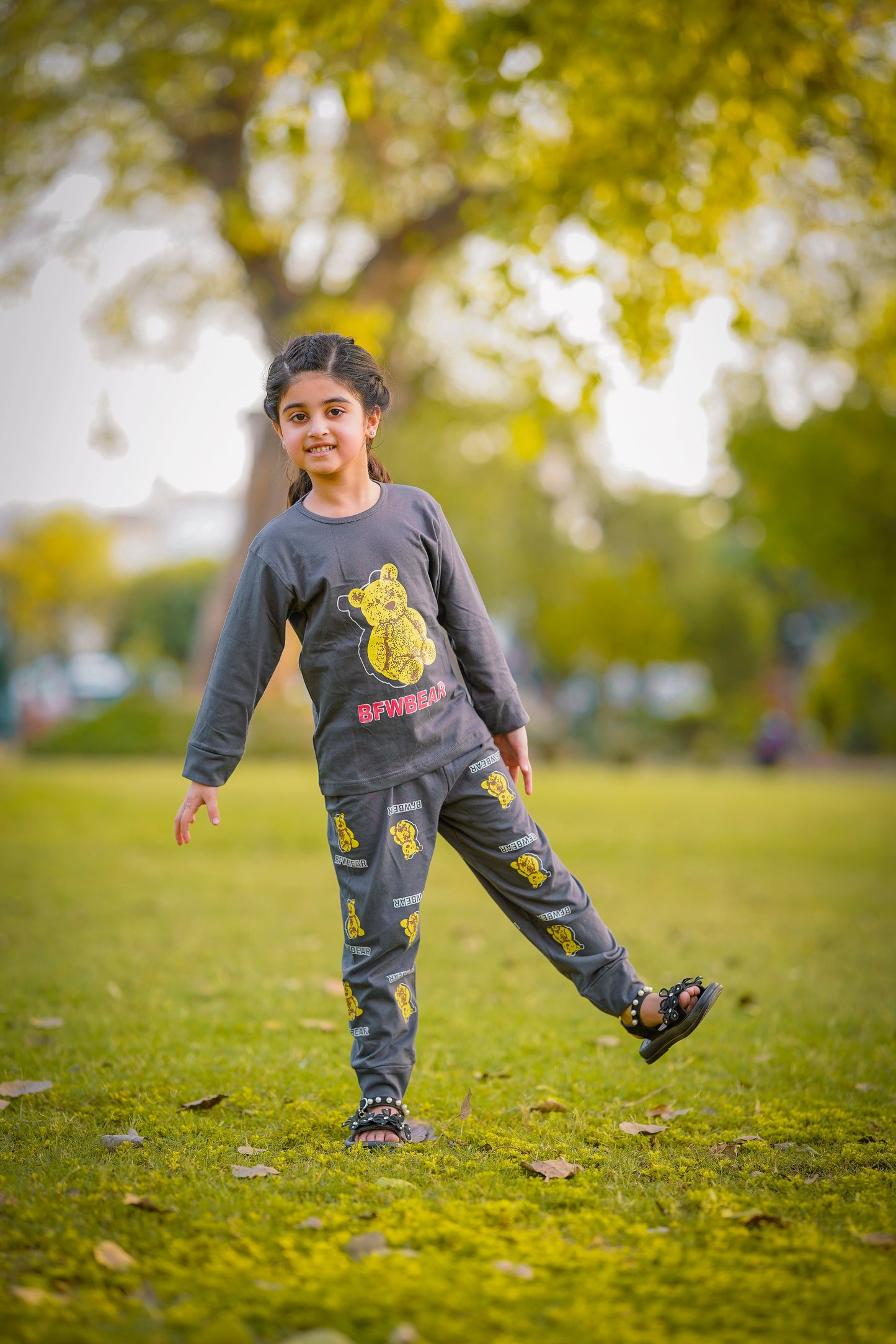 Charcoal Bear Kids Suit (Each)