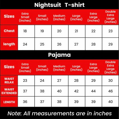 Brown Bear Printed Night Suit