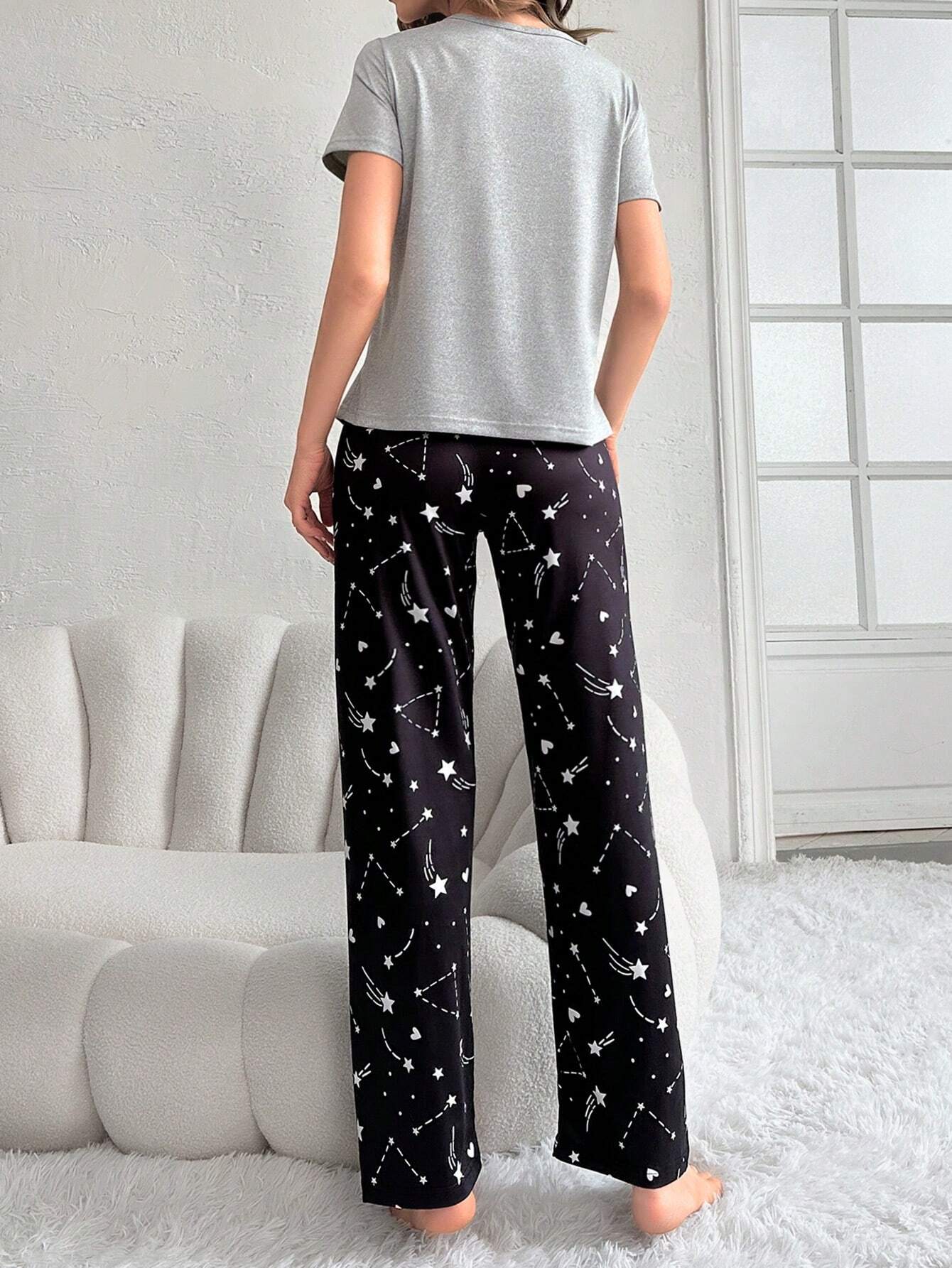 Good Night Printed Night Suit