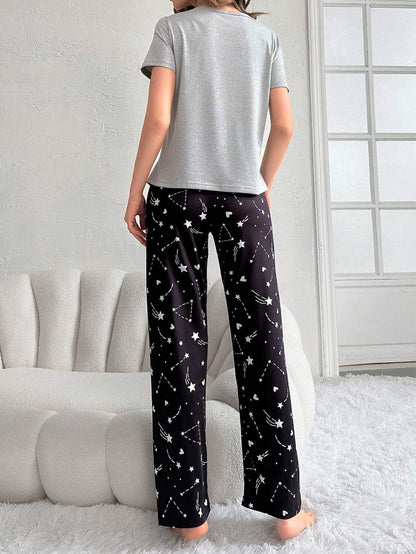 Good Night Printed Night Suit