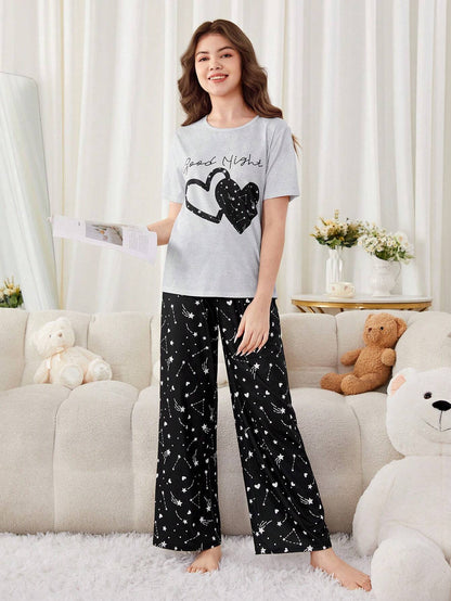 Good Night Printed Night Suit