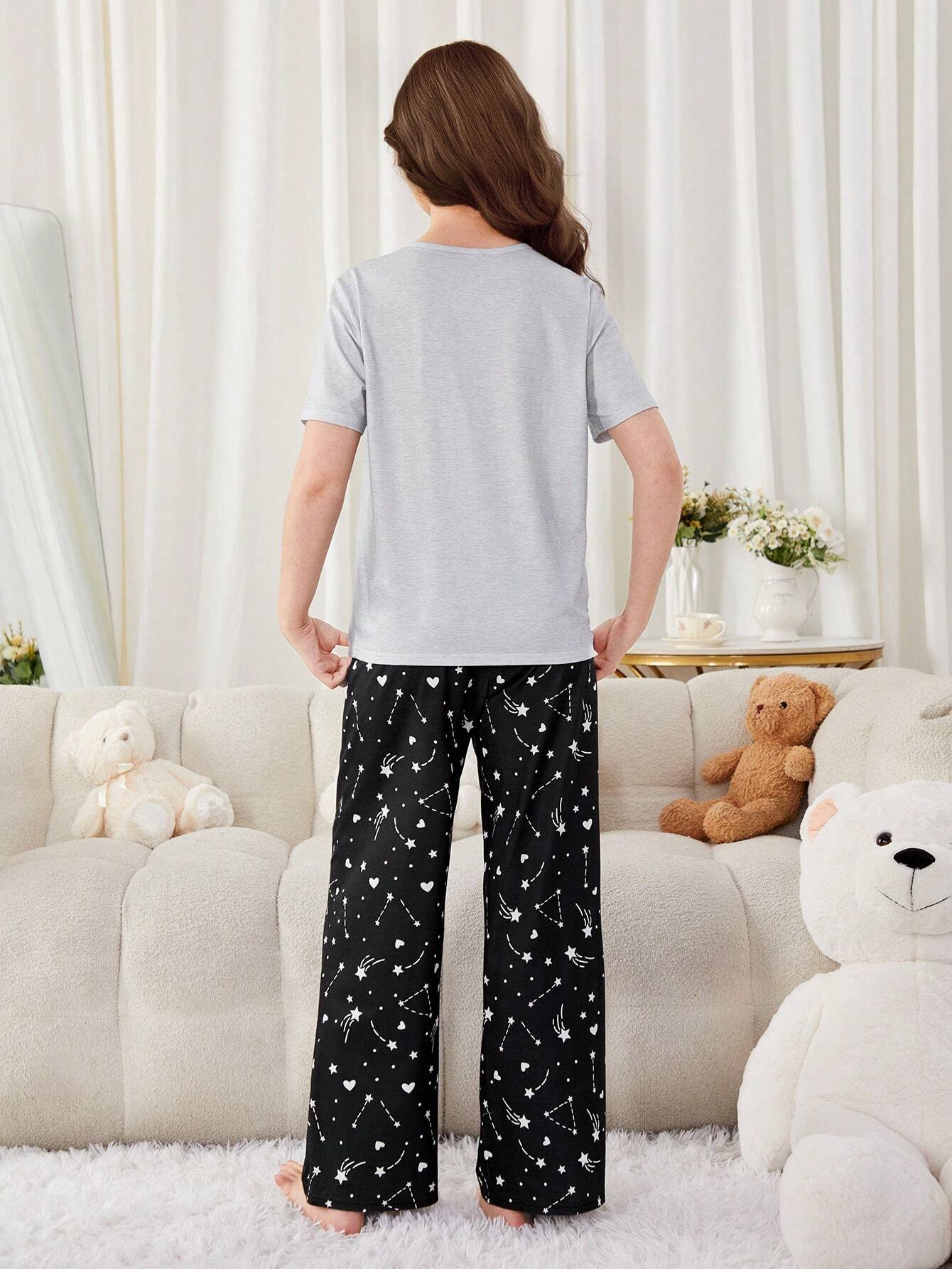 Good Night Printed Night Suit