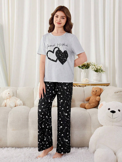 Good Night Printed Night Suit