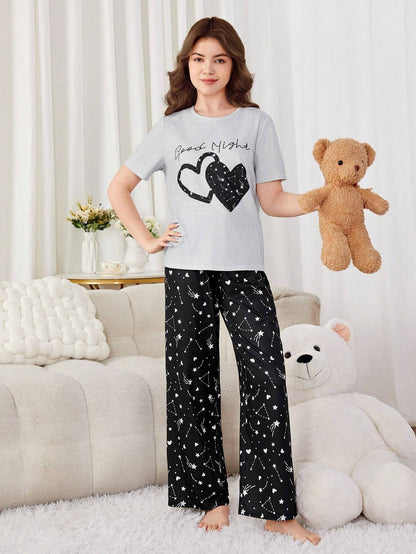 Good Night Printed Night Suit