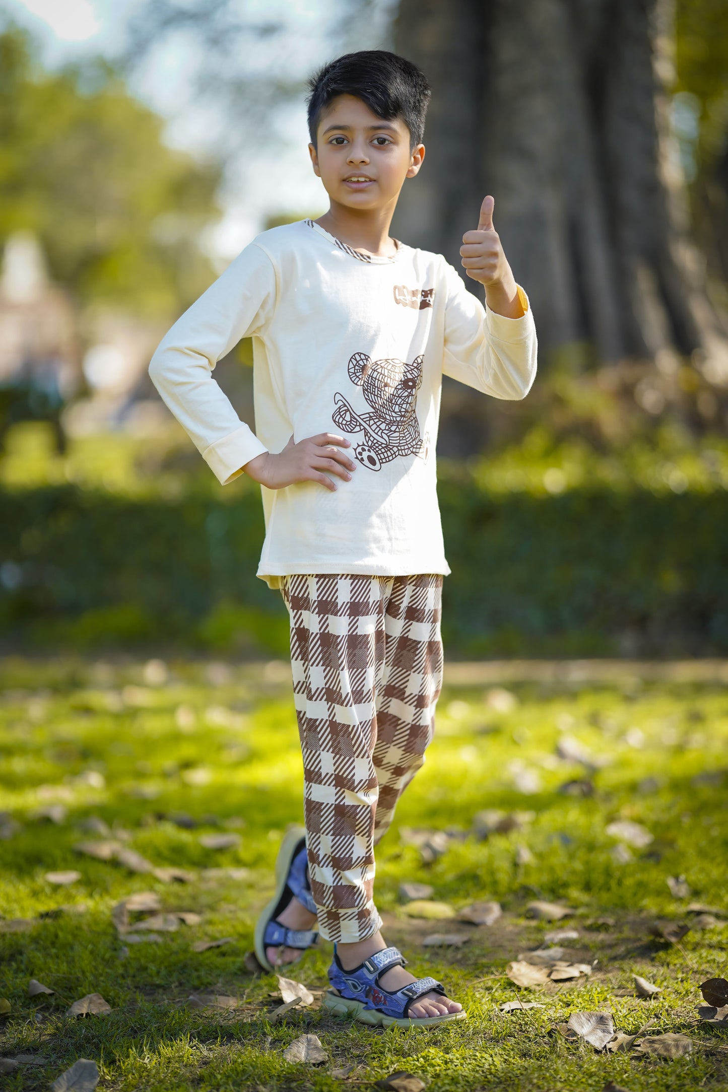 Check Bear Kids Suit (Each)