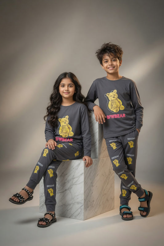 Charcoal Bear Kids Suit (Each)