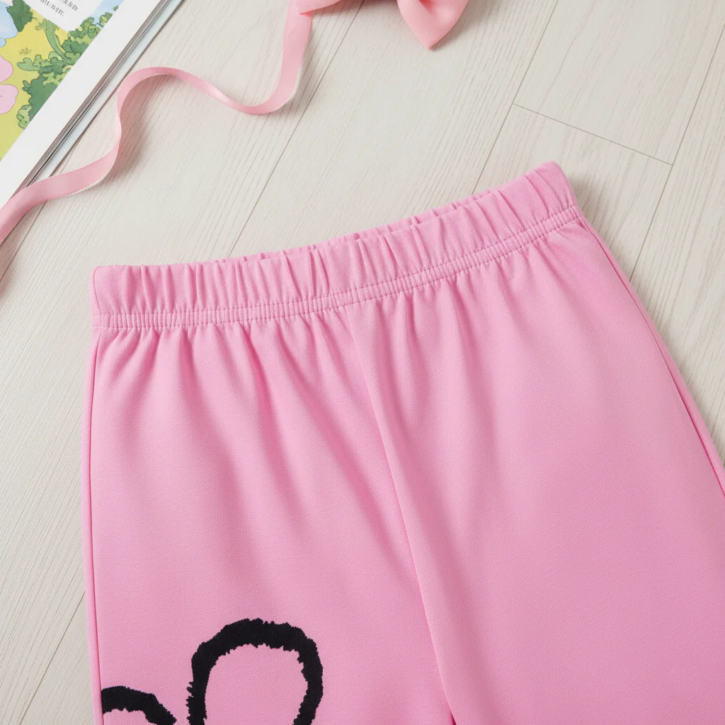 Flower Petals Half Sleeve Kids Suit