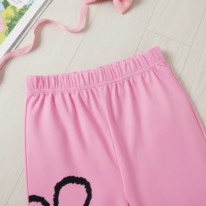 Flower Petals Half Sleeve Kids Suit
