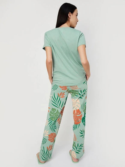 Tropical Printed Night Suits